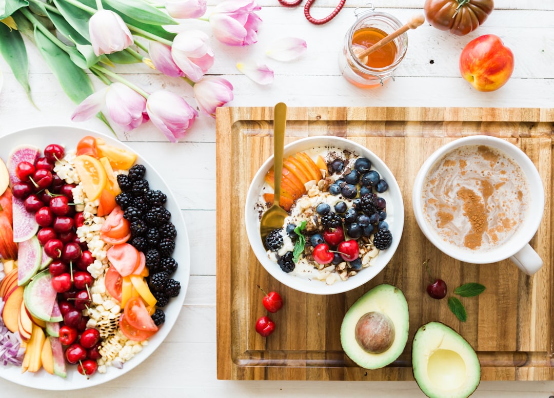 Colorful healthy whole foods for age-optimized nutrition
